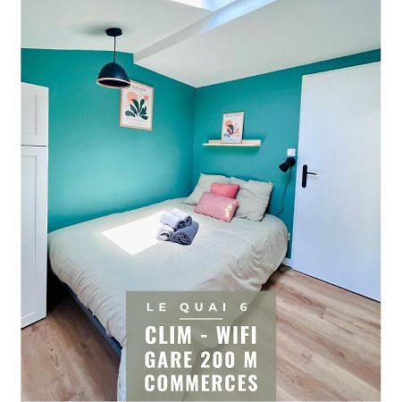 Апарт отель Le Quai 6 - Studio Neuf Calme Lumineux - Clim - Wifi - Gare A 200M Ажен Экстерьер фото